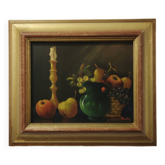 Oil on canvas still life