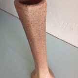 Vase soliflore in beige cermal from Vallauris / vintage 60s-70s