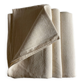 Nappe de monastère en toile de lin 19e brut