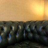 Canapé chesterfield vert
