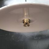 4 enameled sheet metal pendants