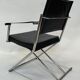 Vintage Sleek Modern Euroka Folding Campaign Lounge Chair by Mark Singer for Melamede