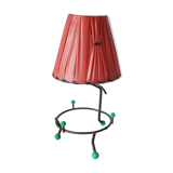 1950 metal and plastic lamp