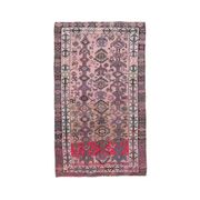 Vintage Turkish Oushak Handmade Cotton Pink Wool Area Rug 120x206