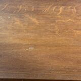 Oak shelf design vintage reconstruction 60s