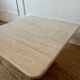 Vintage travertine coffee table
