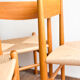 Ensemble de 6 chaises CH36 de Hans J. Wegner en chêne, corde danoise
