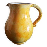 Pichet en terracotta emaillée - Signé Roux Dieulefit