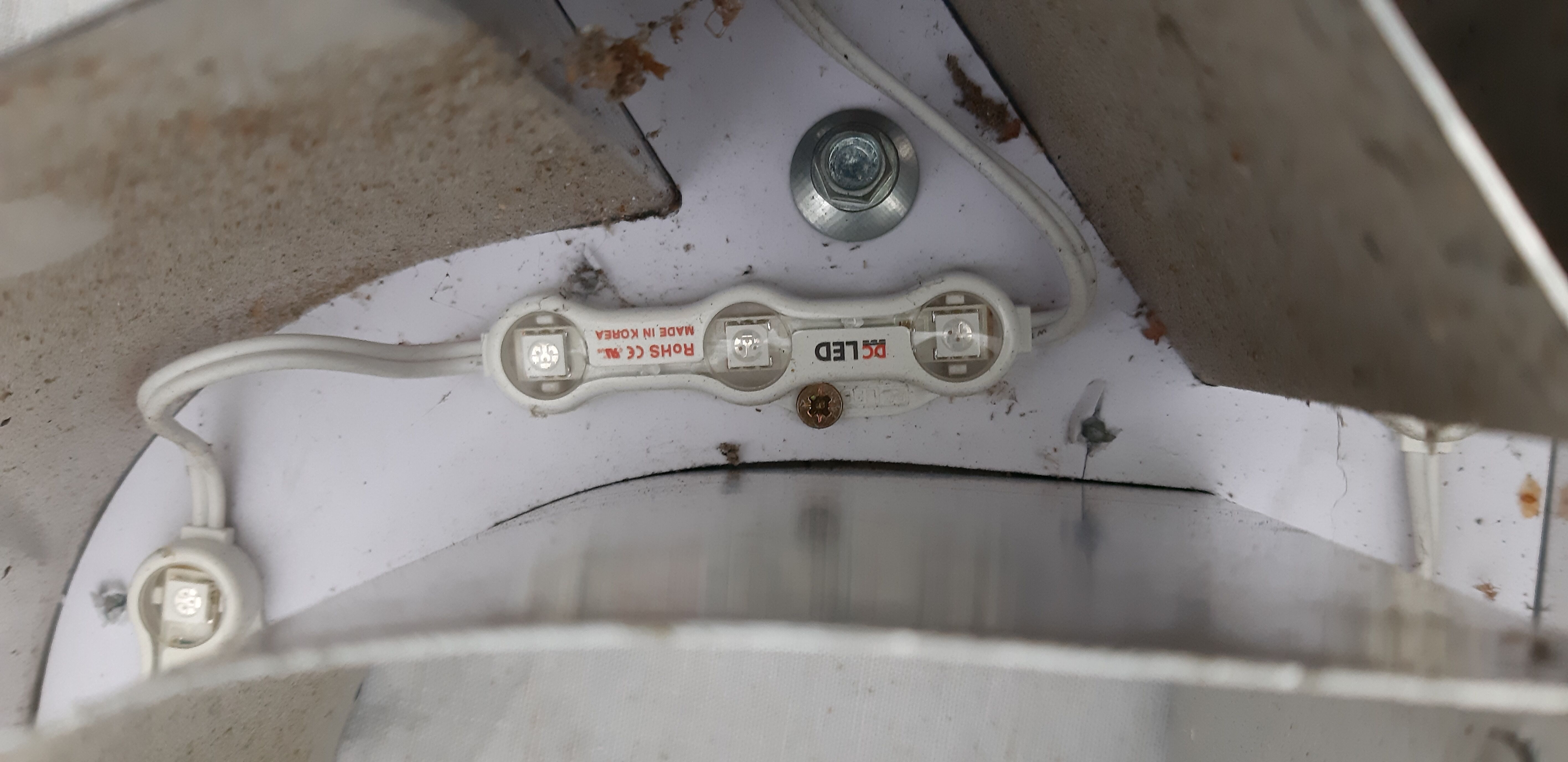 9 luminous industrial letters