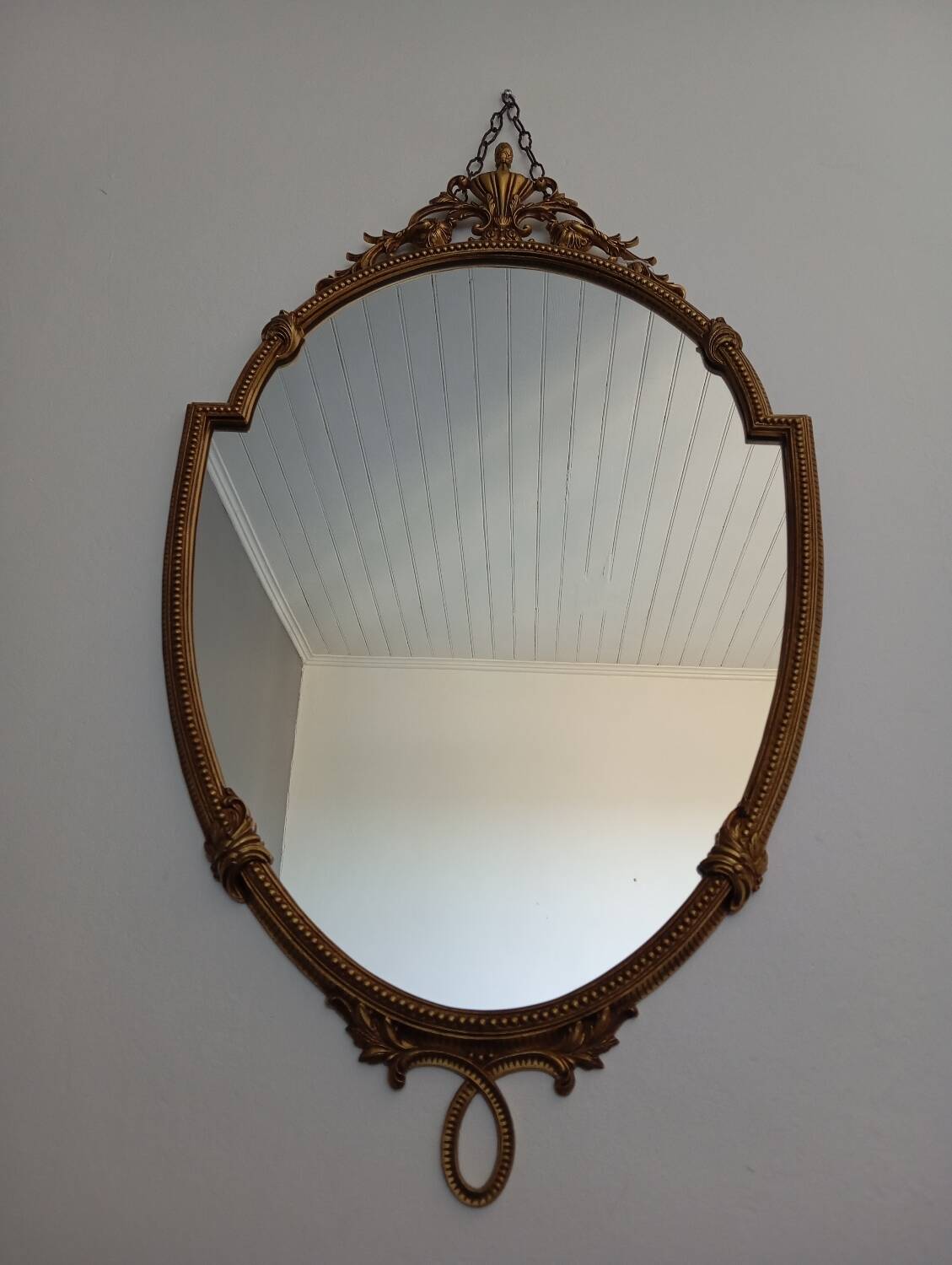 Classic bronze mirror