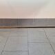 Vintage 1970 coffee table in bronze & glass with goat's foot legs 70s chic