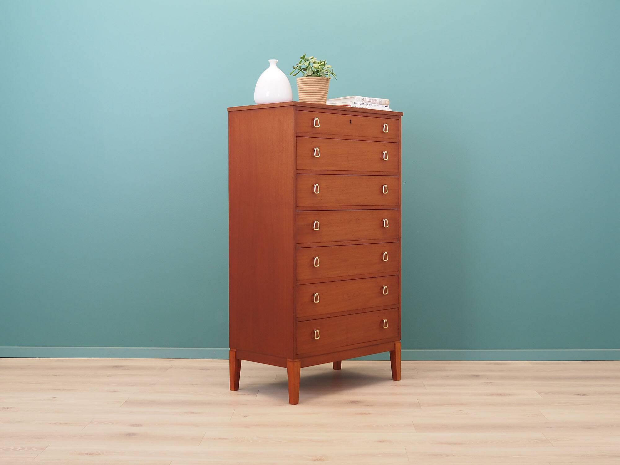 Mahogany chest of drawers, Danish design, 1970s, production: Denmark