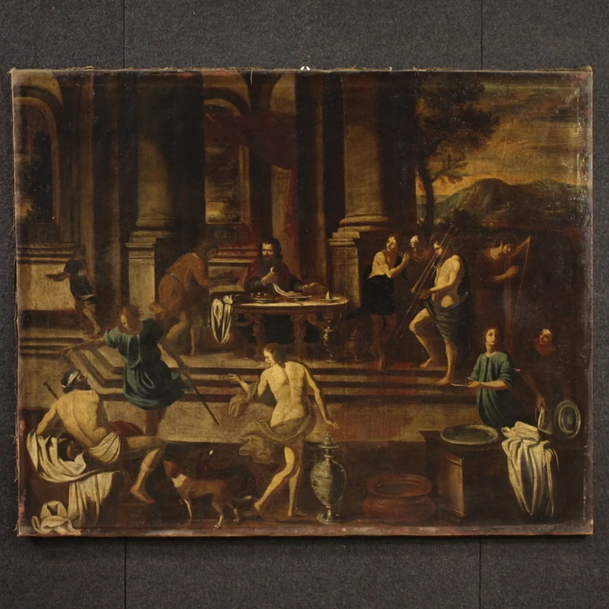 17th century Italian painting, Herod's Banquet