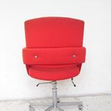 Red office armchair