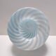 Murano Glass Vase with Light Blue and White Canes, Italy