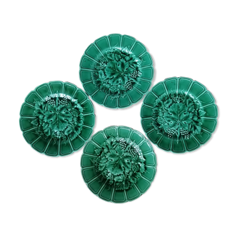 4 plates slurry dessert sarreguemines