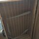 Set 2 vintage suitcases in vulcanized fiber and leather