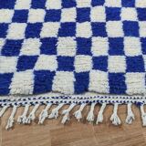 Tapis berbèrebohemian en laine fait main 150 X 100 CM