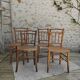 Four bistro chairs