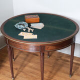 Game table Louis XVI half-moon