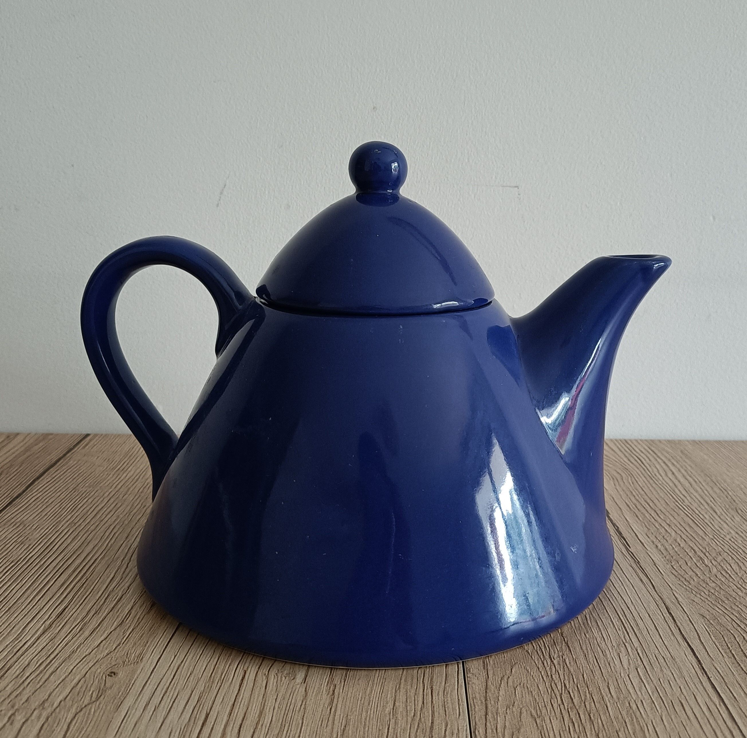 Contemporary blue teapot France