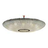 Important lustre en verre et laiton, Venini vers 1960, une paire disponible