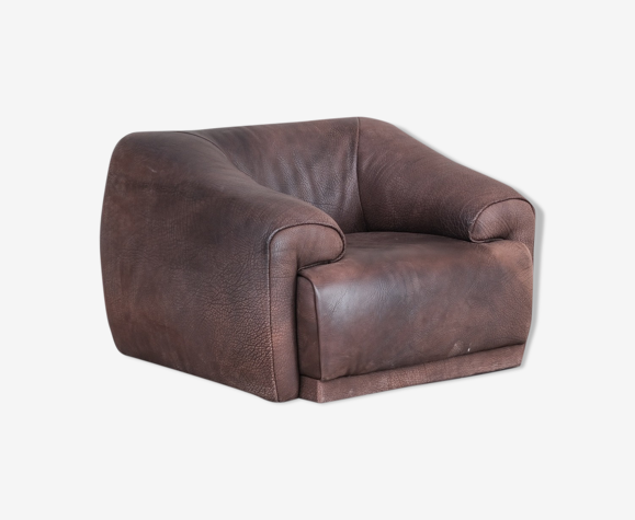 Fauteuil en cuir de buffle