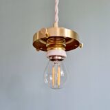 Art Deco satin glass pendant/lamp (5 available)