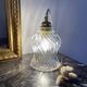 Vintage glass globe lamp