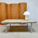 Table basse en marbre vintage 'style Bauhaus'