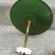 Vintage enamelled sheet metal swan neck wall light