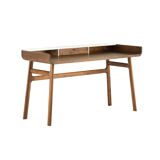 Harold desk danish walnut oiled/white