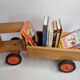 Vintage pulling truck, sleek design 70s-80s