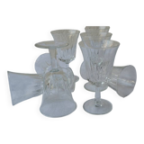 Set de verres à vin blanc 60's
