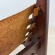 Vintage teak and leather armchair design Angel Pazmino brand Ecuador vintage 1960
