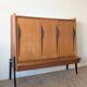 High oak buffet by Gérard Guermonprez, 1950s/60s.