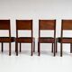 The Hague School set of 4 dining chairs by Muntendam for LOV, 1920’s