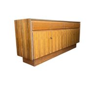 Vintage wooden high sideboard/cabinet