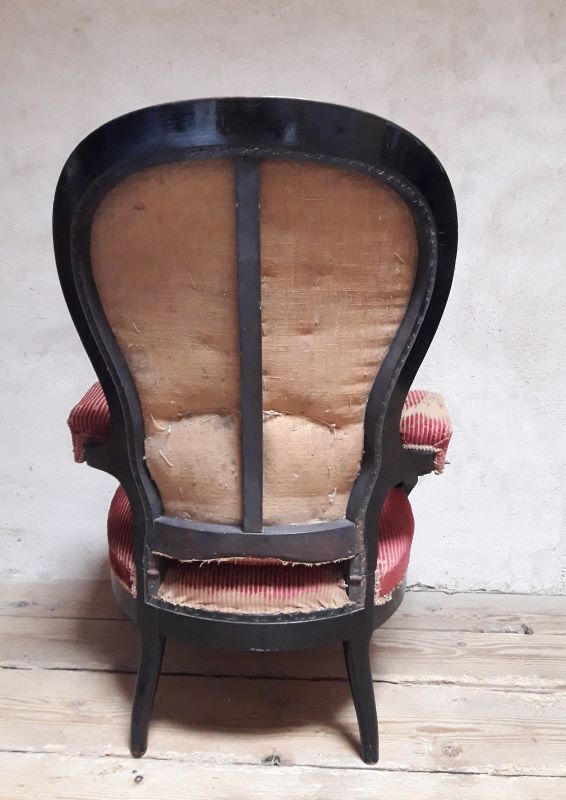 Voltaire armchair with rack and pinion XIX°
