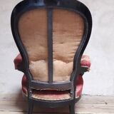 Voltaire armchair with rack and pinion XIX°