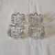 Lot de 4 bougeoirs en cristal
