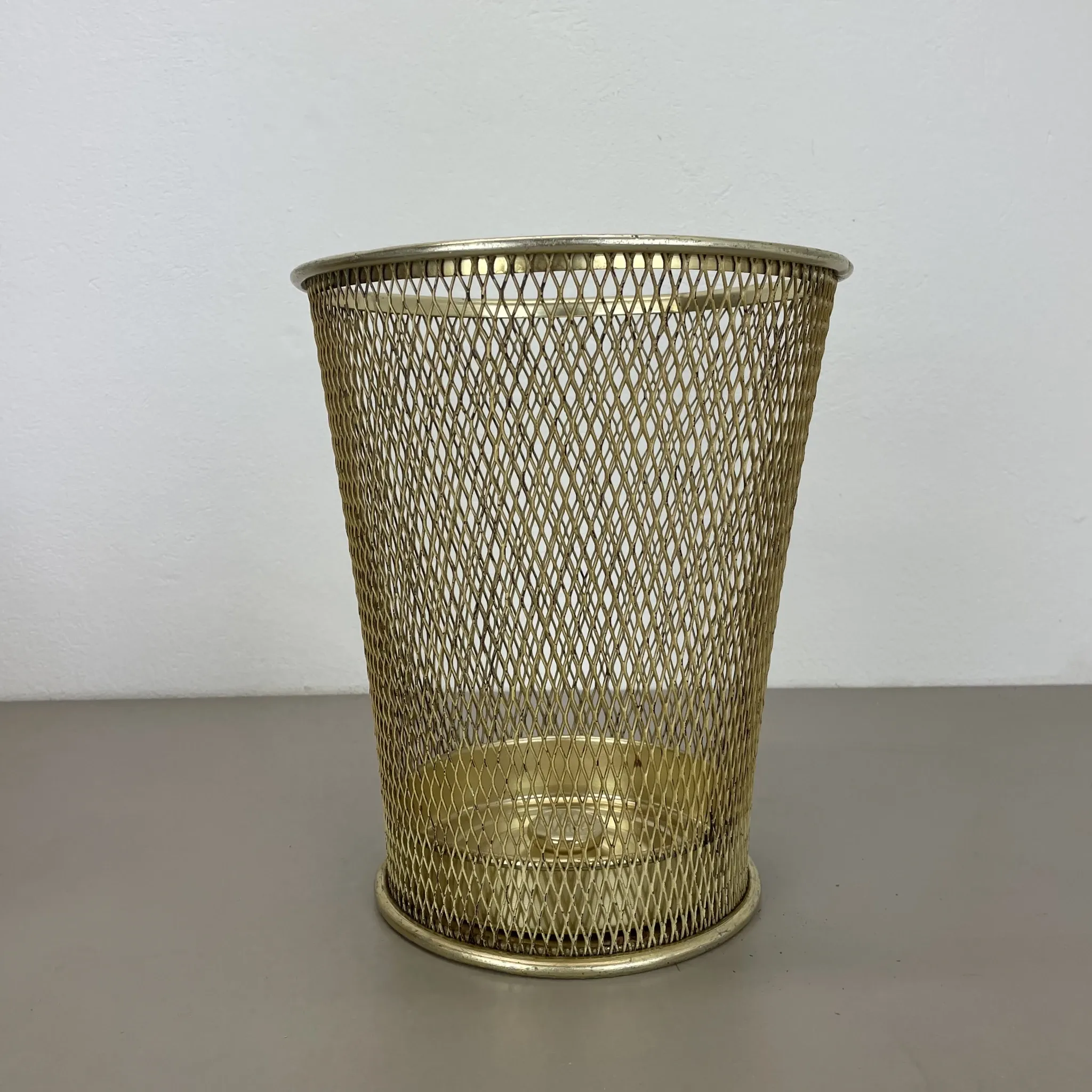 Vintage Paper Basket and Umbrella Stand in the Matégot Style, France, 1970s