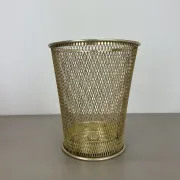 Vintage Paper Basket and Umbrella Stand in the Matégot Style, France, 1970s