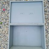 Portable pharmacy box made of vintage wood