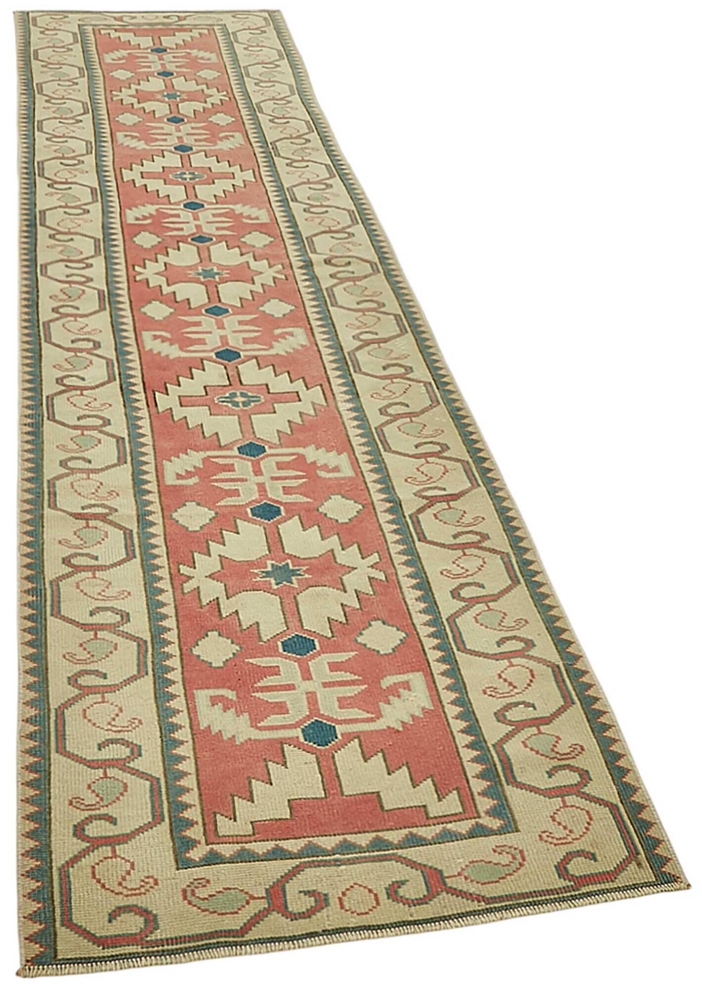 Turkish Vintage Anatolian Rug 80 cm x 312 cm