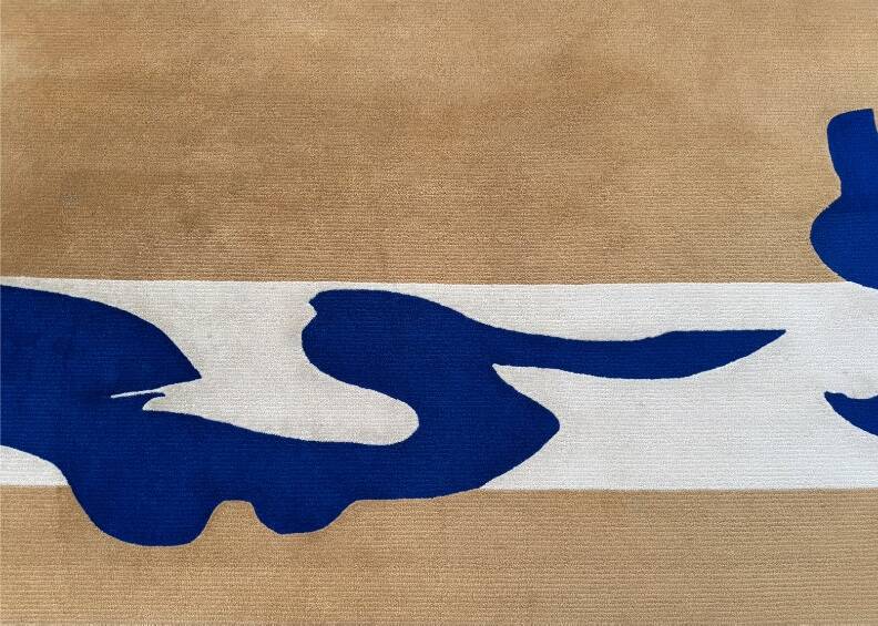 Runner rug in the style of Henri Matisse 545x75.5 cm