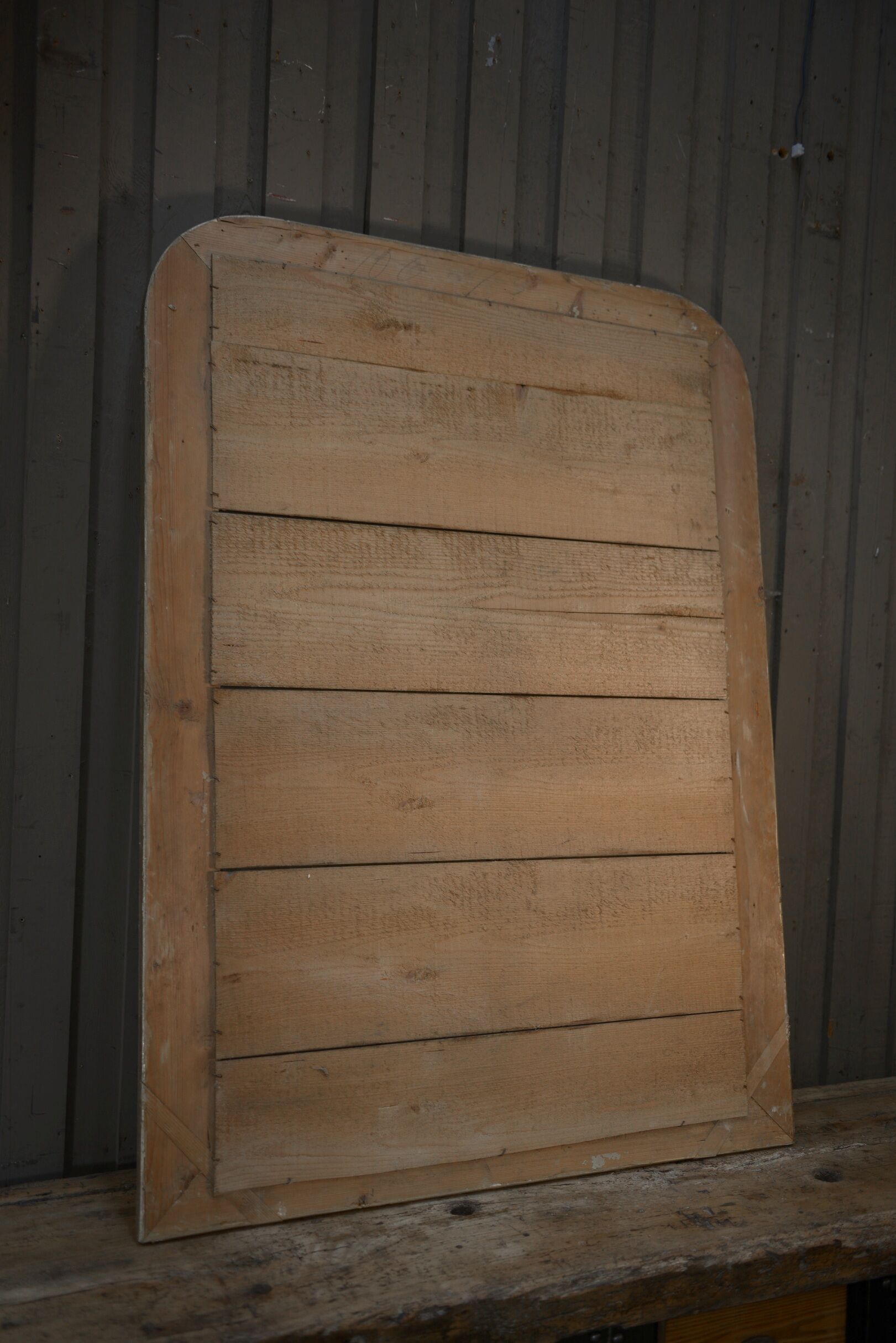 Old mirror in gilded wood 19th