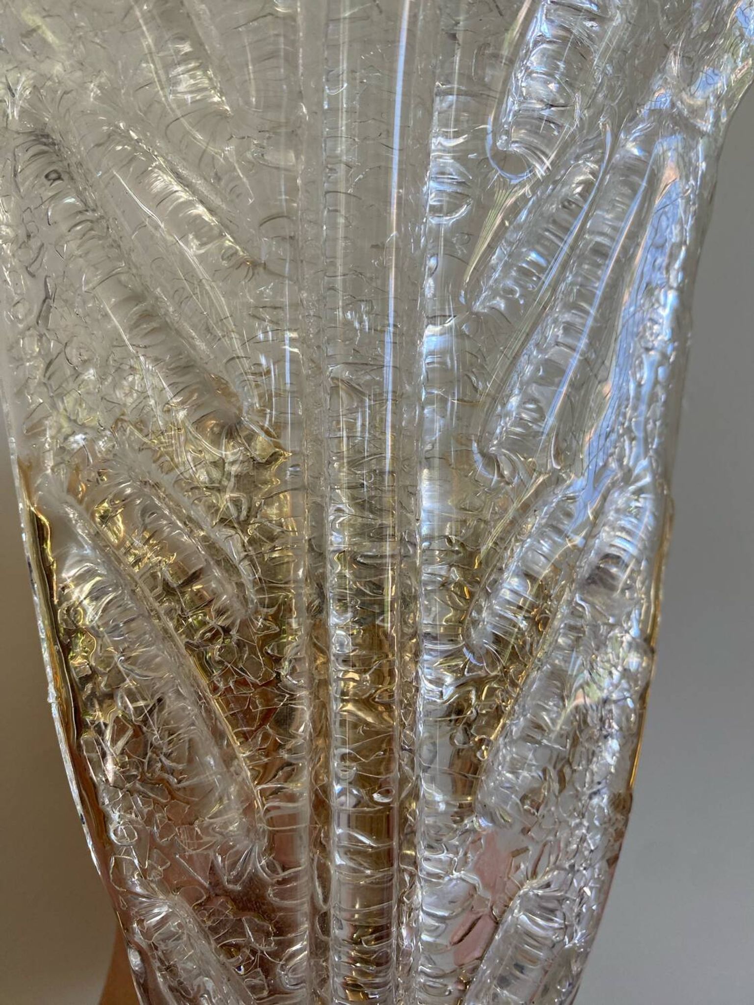 Pair of Murano wall lights
