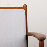 Pair of danish armchairs in teck by Grete Jalk for France, 1963