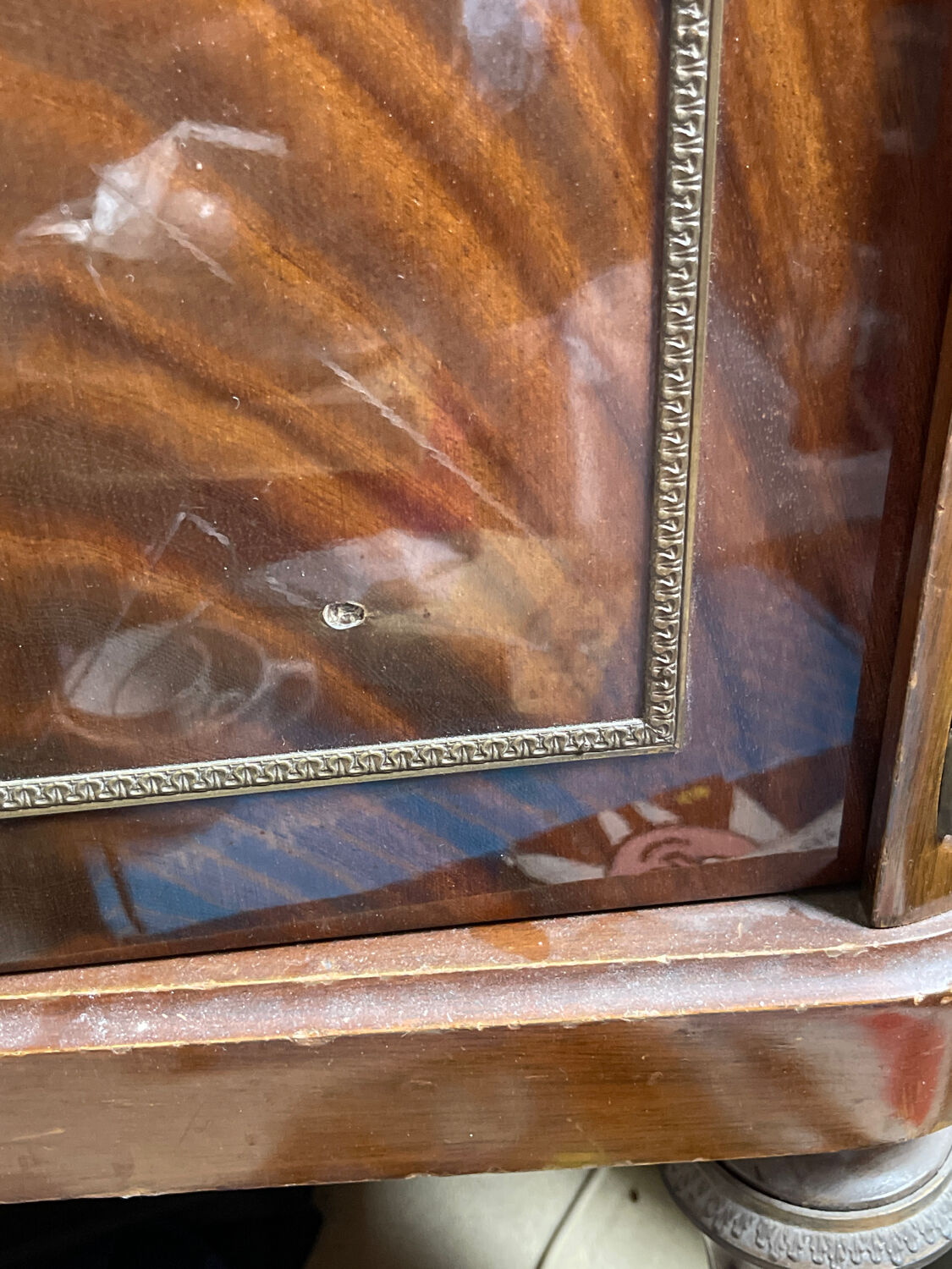 Sideboard with marble top